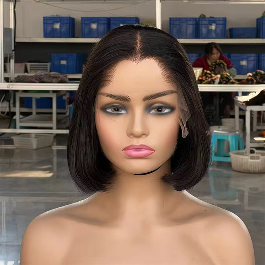 8innch “M Hairline” 13x4 Bob 250% | HD Lace | Virgin Hair