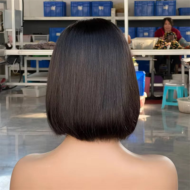 8innch “M Hairline” 13x4 Bob 250% | HD Lace | Virgin Hair