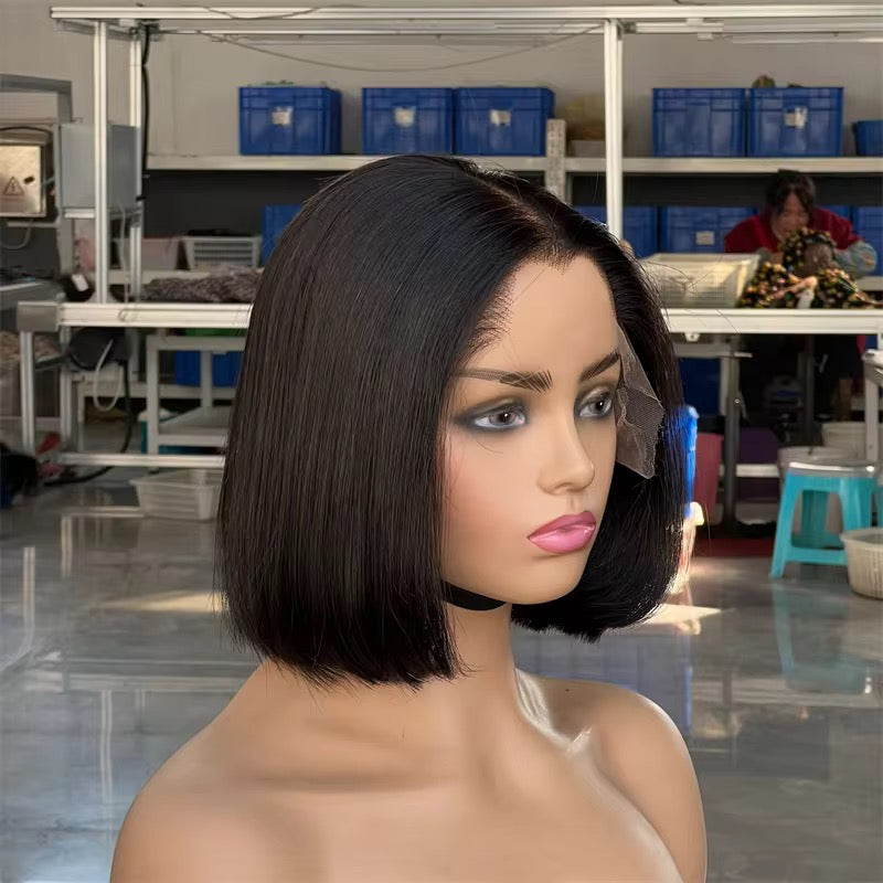 8innch “M Hairline” 13x4 Bob 250% | HD Lace | Virgin Hair